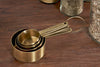 Mane Measuring Cups - Brushed Gold-nkuku