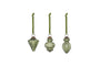 Manipur Baubles - Green (Set of 3)-nkuku