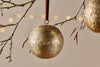 Manya Metal Round Baubles - Brass - (Set of 3)-nkuku