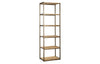 Marjori Mango Wood And Iron Standing Shelves - Narrow-nkuku