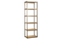 Marjori Mango Wood And Iron Standing Shelves - Narrow-nkuku