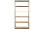 Marjori Mango Wood And Iron Standing Shelves - Wide-nkuku