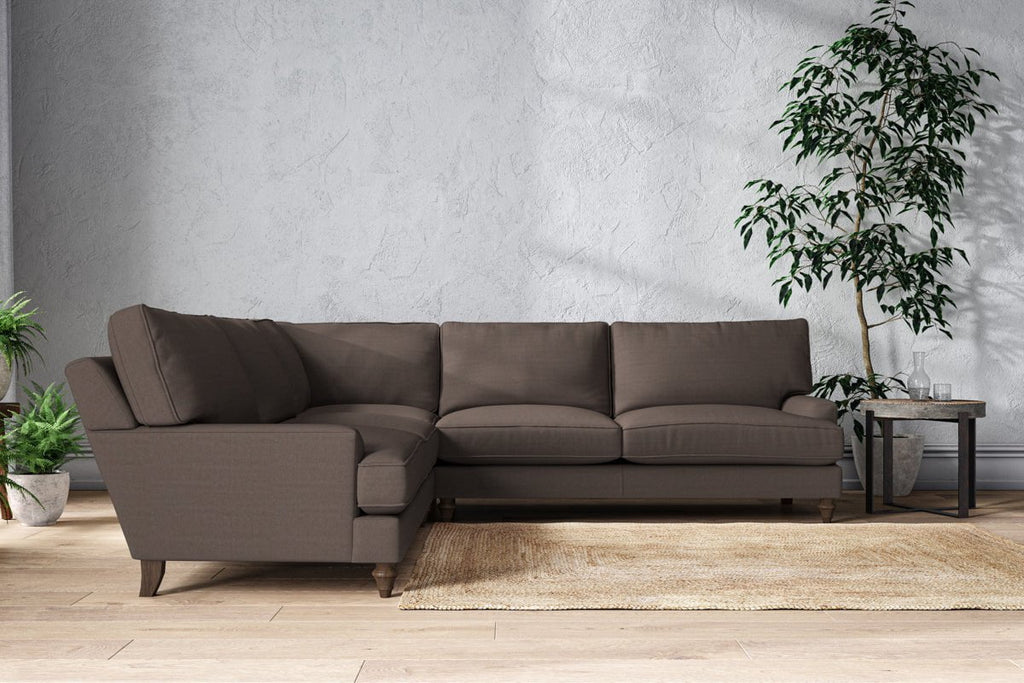 Marri Grand Corner Sofa - Recycled Cotton Mocha-nkuku