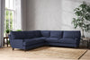 Marri Grand Corner Sofa - Recycled Cotton Navy-nkuku