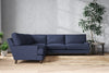 Marri Grand Corner Sofa - Recycled Cotton Navy-nkuku