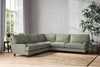 Marri Grand Corner Sofa - Recycled Cotton Seaspray-nkuku