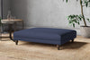 Marri Grand Footstool - Recycled Cotton Navy-nkuku