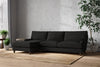 Marri Grand Left Hand Chaise Sofa - Brera Linen Charcoal-nkuku