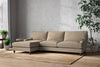 Marri Grand Left Hand Chaise Sofa - Brera Linen Pebble-nkuku