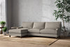 Marri Grand Left Hand Chaise Sofa - Recycled Cotton Flax-nkuku