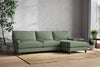 Marri Grand Right Hand Chaise Sofa - Brera Linen Jade-nkuku