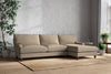 Marri Grand Right Hand Chaise Sofa - Brera Linen Pebble-nkuku