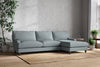 Marri Grand Right Hand Chaise Sofa - Recycled Cotton Horizon-nkuku