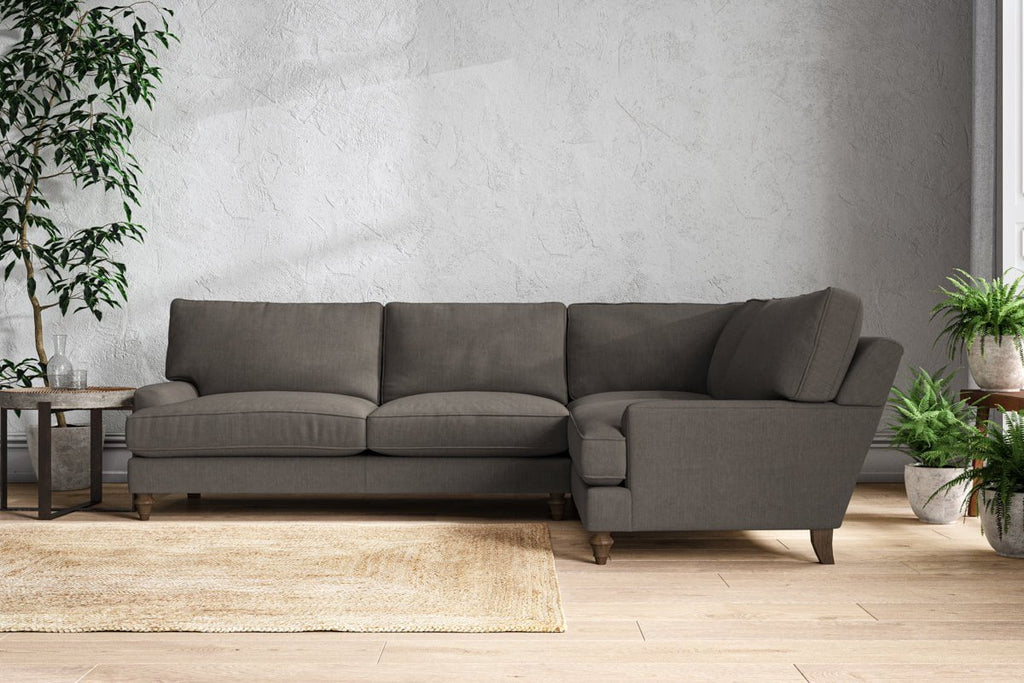 Marri Grand Right Hand Corner Sofa - Brera Linen Granite-nkuku