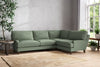 Marri Grand Right Hand Corner Sofa - Brera Linen Jade-nkuku