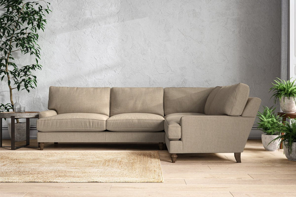 Marri Grand Right Hand Corner Sofa - Brera Linen Pebble-nkuku