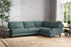 Marri Grand Right Hand Corner Sofa - Recycled Cotton Airforce-nkuku