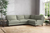 Marri Grand Right Hand Corner Sofa - Recycled Cotton Seaspray-nkuku