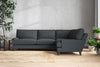 Marri Grand Right Hand Corner Sofa - Recycled Cotton Thunder-nkuku