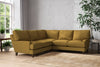 Marri Large Corner Sofa - Recycled Cotton Ochre-nkuku