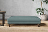 Marri Large Footstool - Recycled Cotton Airforce-nkuku