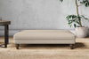 Marri Large Footstool - Recycled Cotton Stone-nkuku