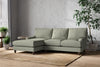 Marri Large Left Hand Chaise Sofa - Recycled Cotton Seaspray-nkuku