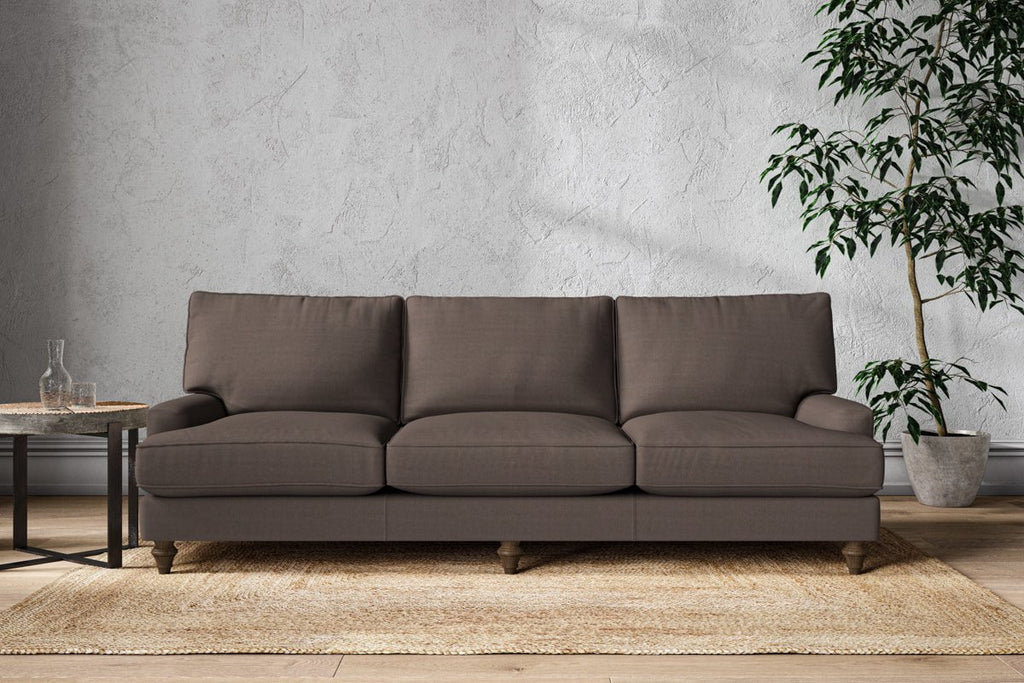 Marri Super Grand Sofa - Recycled Cotton Mocha-nkuku