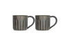 Moda Mug - Pewter (Set of 2)-nkuku