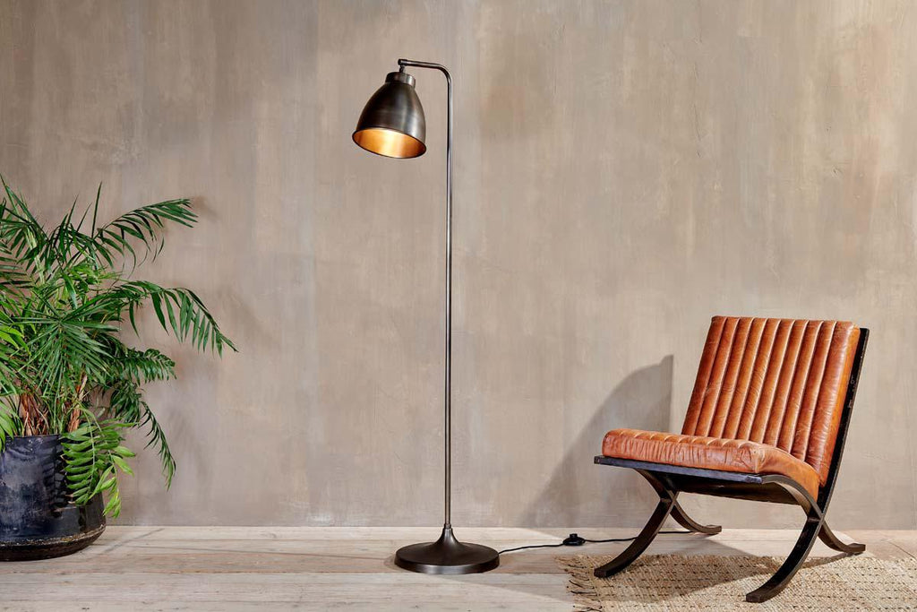 Muturi Floor Lamp - Aged Bronze-nkuku