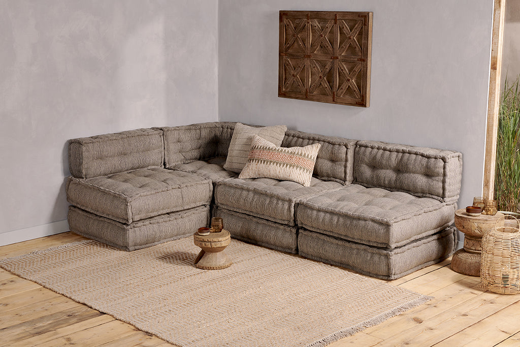 Nadeeka Modular Sofa - Soft Grey - Set