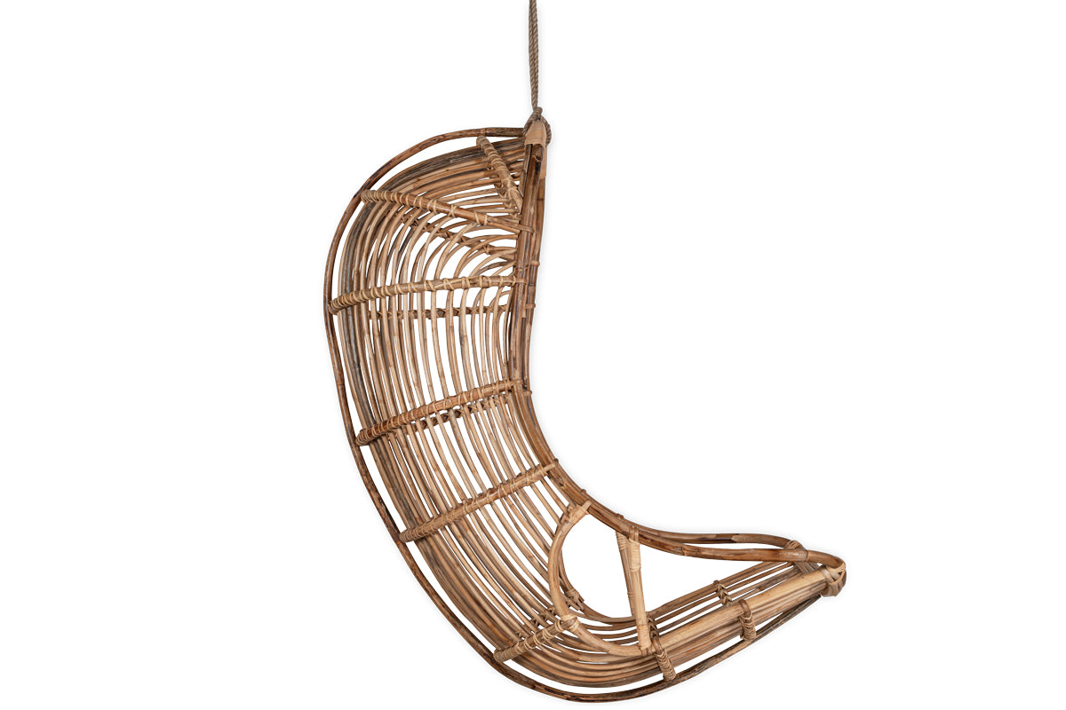 Nesari Rattan Hanging Chair - Natural