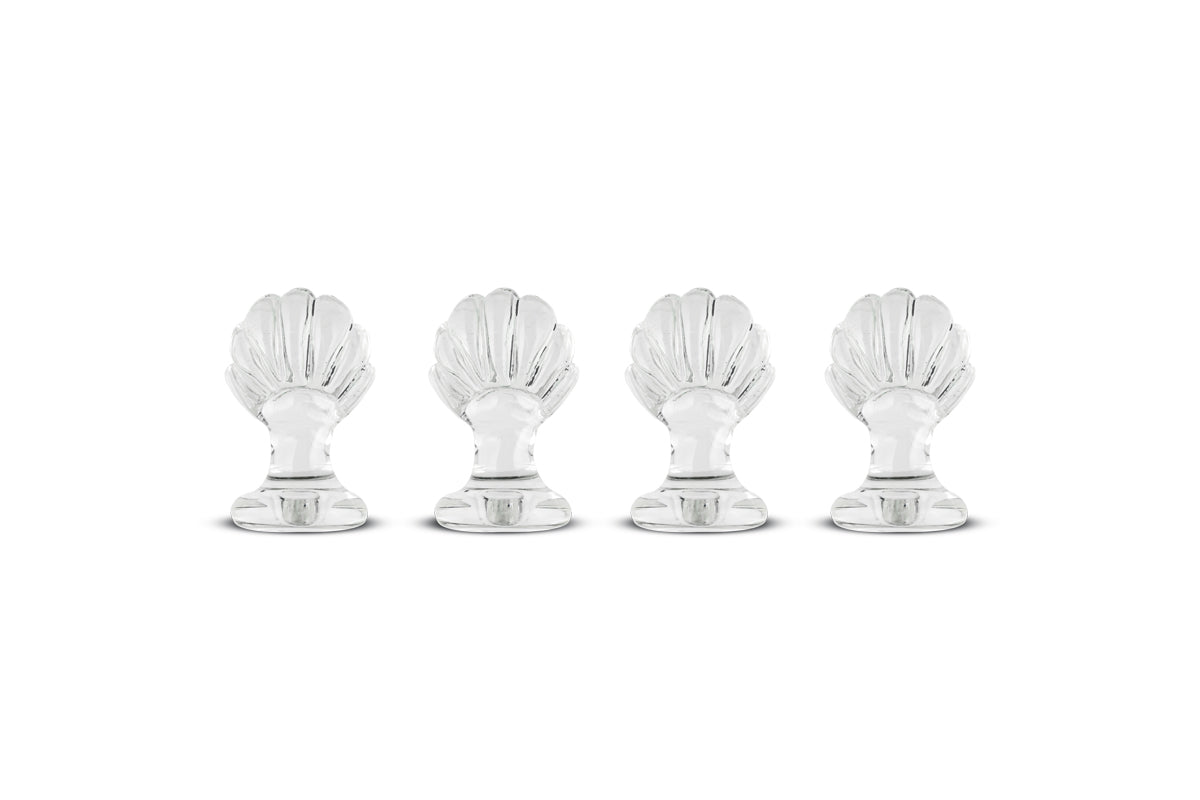 Nela Shell Placename Holders - Clear (Set of 4)