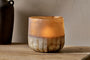 Ngolo Tealight Holder - Antiqued Amber