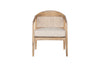 Nabhi Mango Wood & Cane Occasional Chair - Natural-nkuku