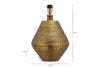 Nalgonda Lamp - Antique Brass - Large-nkuku