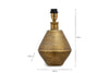 Nalgonda Lamp - Antique Brass - Small-nkuku