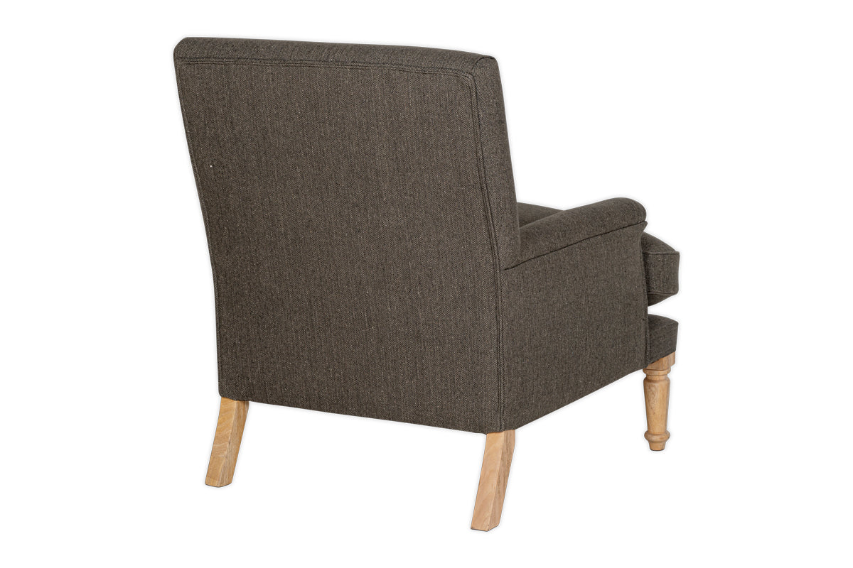 Nalla Wool Armchair - Charcoal- nkuku