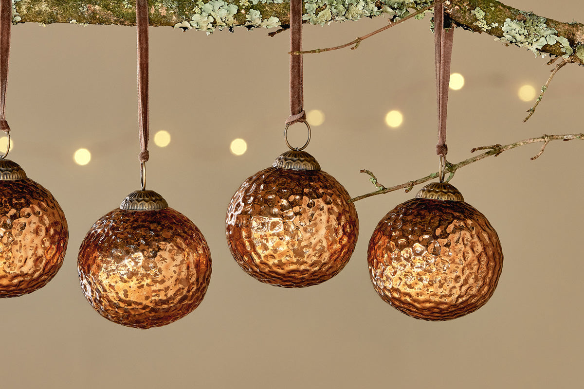 Narangi Baubles - Copper (Set of 4)-nkuku