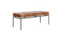 Nasan Leather Upholstered Bench