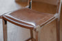 Nayan Leather & Jute Counter Chair - Tan-nkuku