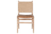 Nayan Leather & Jute Dining Chair - Tan-nkuku