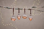 Nevasa Baubles - Clear & Antique Copper (Set of 4)-nkuku