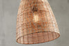 Noko Rattan Conical Pendant - Natural-nkuku