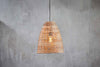 Noko Rattan Conical Pendant - Natural-nkuku