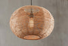 Noko Wicker Round Pendant - Natural - Small-nkuku