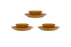 Nuwara Dinnerware Set - Mustard (Set of 12)-nkuku