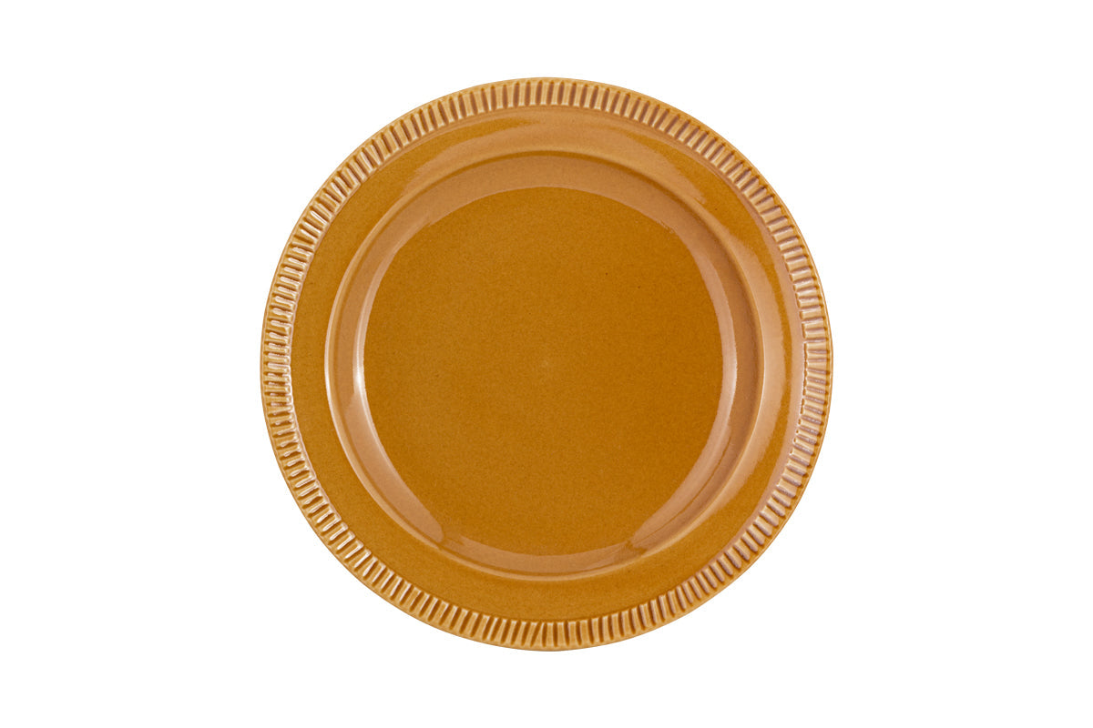 Nuwara Side Plate - Mustard-nkuku