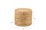 Ondal Round Braided Hemp Side Table