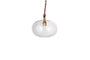 Otoro Recycled Glass Pendant - Clear - Small Round